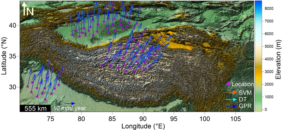 predict crustal movements